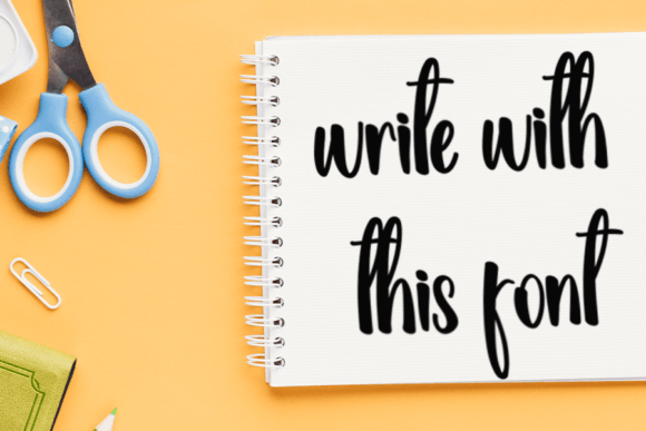 Handwriting Font - Preview 4