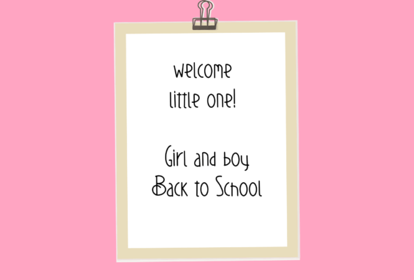 Home School Font - Preview 3