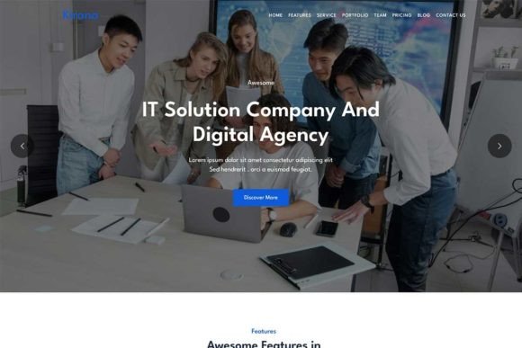 Kirana - IT Solution WordPress Theme