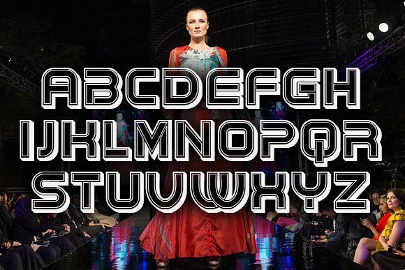 Moda Font PNG with transparent background - Preview 1
