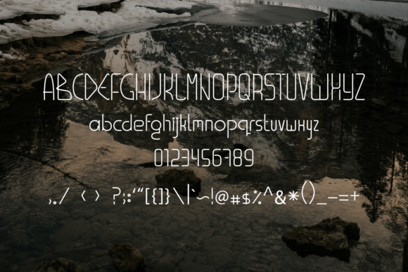 Nonebad Font PNG with transparent background - Preview 2