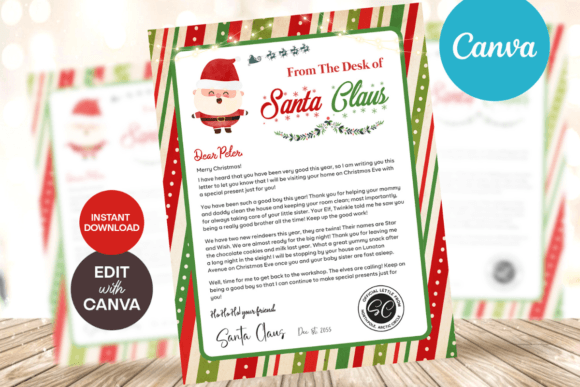Printable Letter to Santa Claus