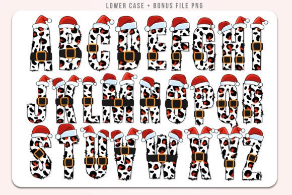 Santa Leona Font PNG with transparent background - Preview 1