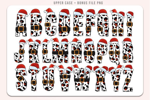 Santa Leona Font PNG with transparent background - Preview 2
