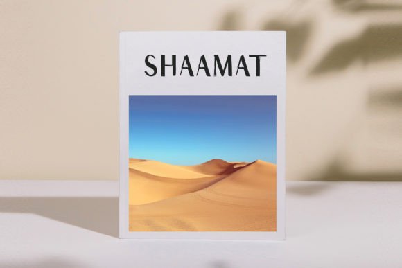 Shaamat Font PNG with transparent background - Preview 1