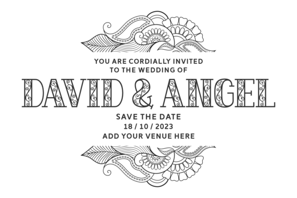 Simple Pena Font PNG with transparent background - Preview 4