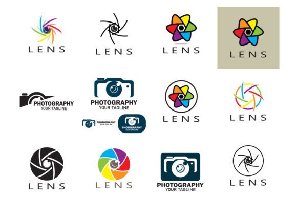 Photography Camera Logo Icon Vector