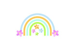 Spring Rainbow Icon SVG Cut file by Creative Fabrica Crafts · Creative ...
