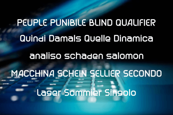 Anersbo Font - Preview 2