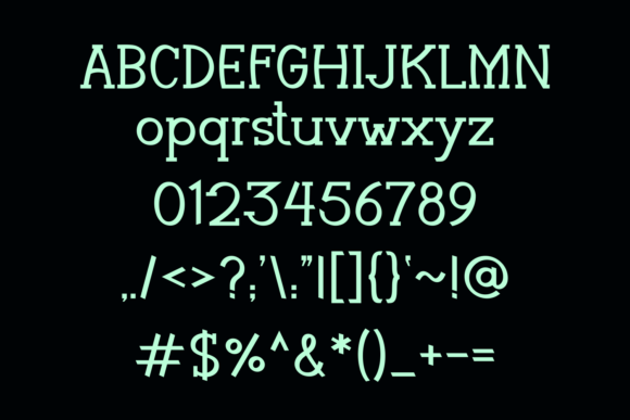 Anfures Font - Preview 1