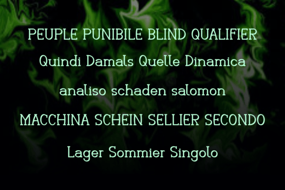 Anfures Font - Preview 2