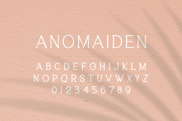 Anomaiden Font - Preview 1