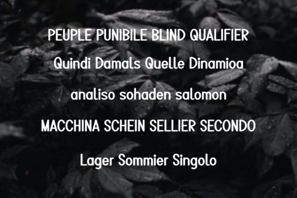 Arembo Font - Preview 2