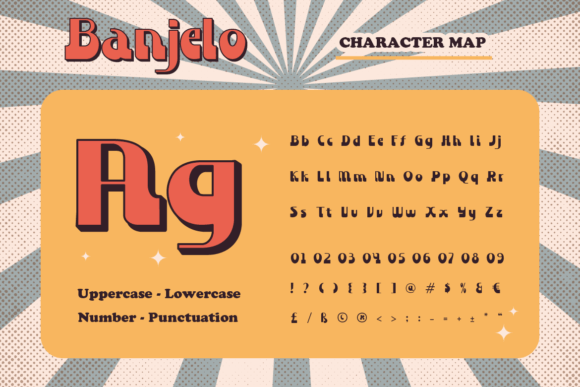 Banjelo Font - Preview 1