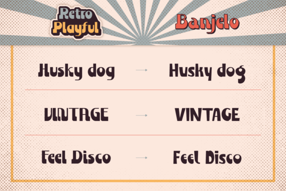 Banjelo Font - Preview 4