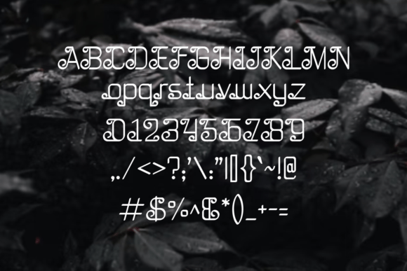 Banura Font PNG with transparent background - Preview 1
