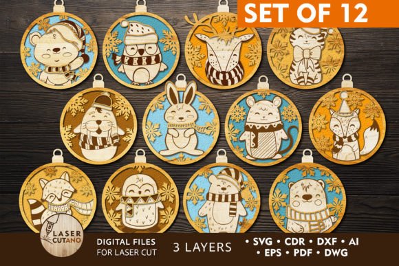 Christmas Ornaments Christmas Toy Bundle Graphics