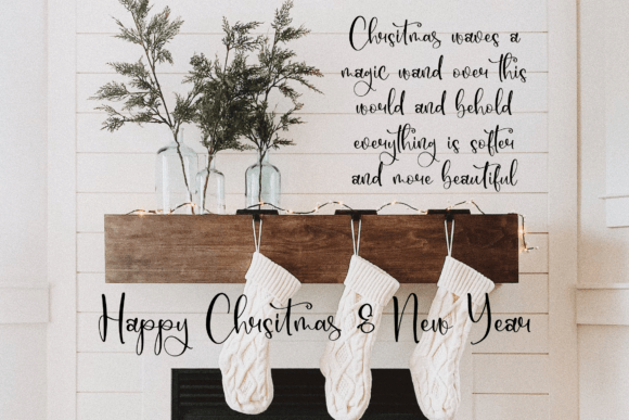 Christmas Pudding Font - Preview 5