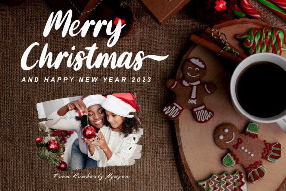 Christmas Rainy Font - Preview 1