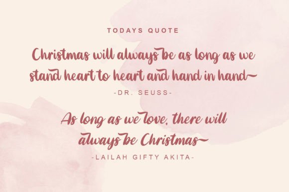 Christmas Rainy Font - Preview 4