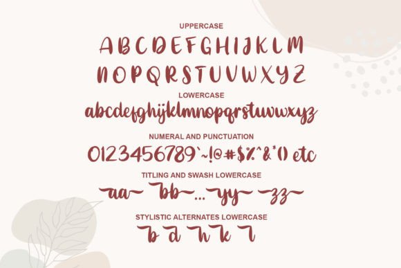 Christmas Rainy Font - Preview 5