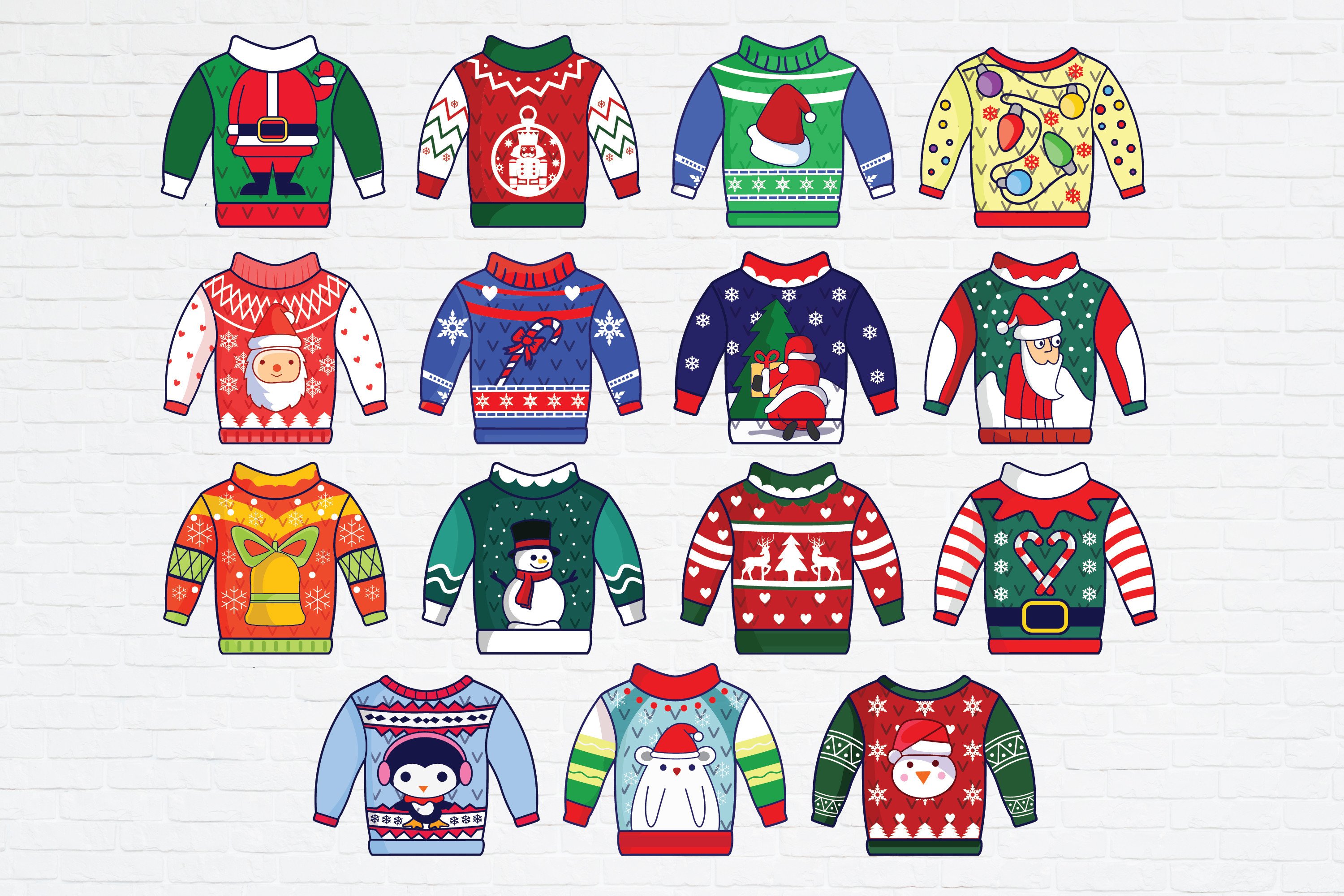 Christmas Ugly Sweater SVG PNG