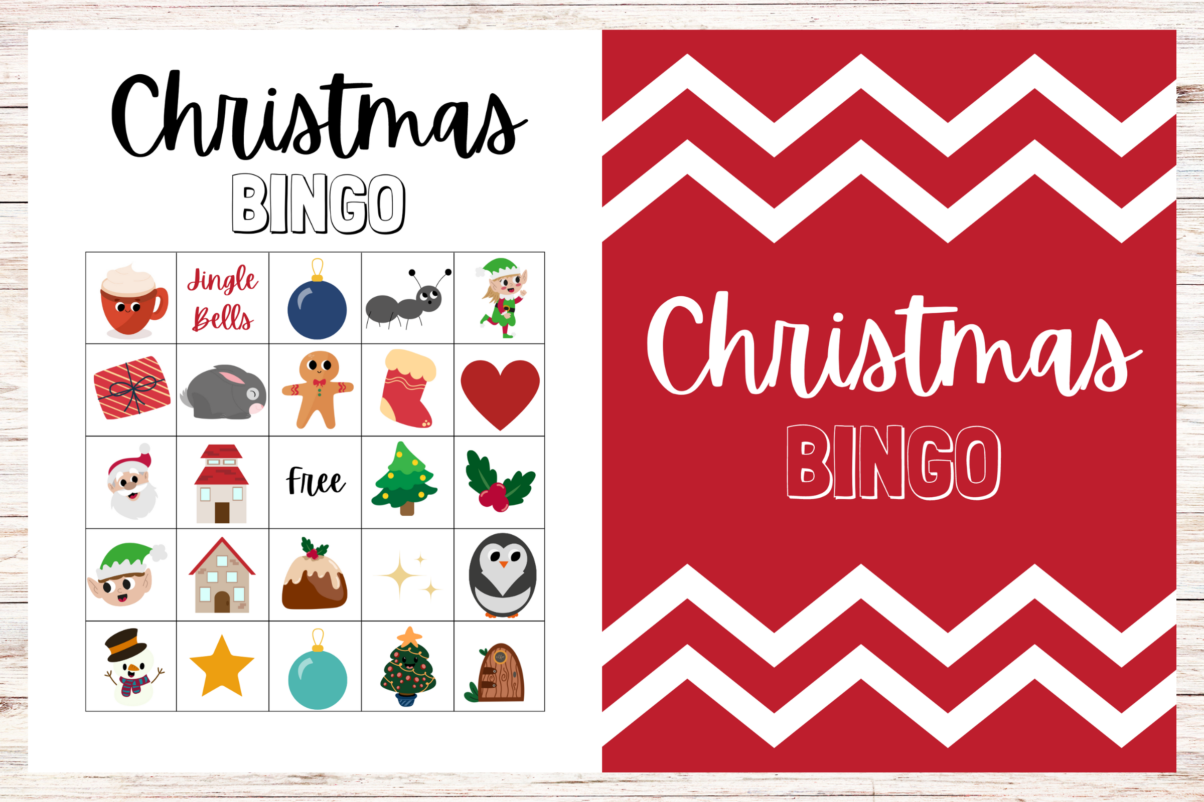 Christmas Bingo - Bingo Printable Game