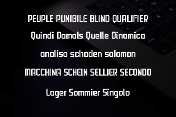 Denoper Font - Preview 2