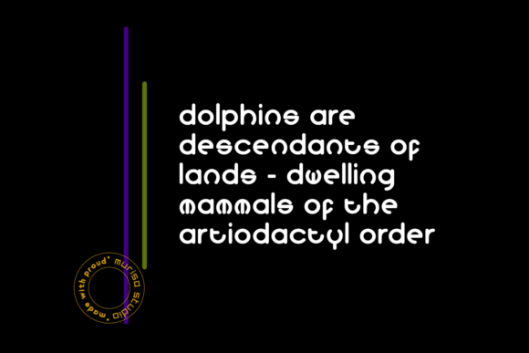 Dolphinero Font - Preview 1