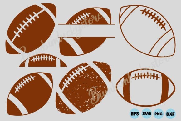 Football Svg, Football Silhouette