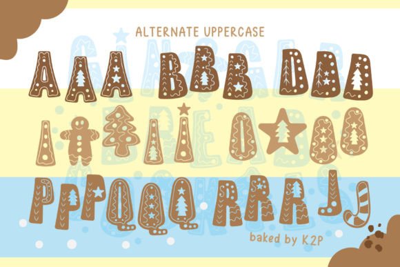 Gingerbread Cookies Font - Preview 2