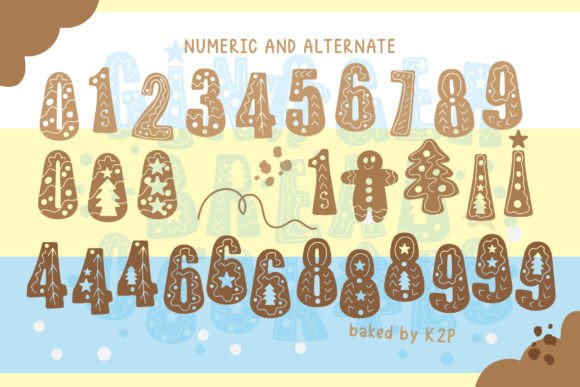 Gingerbread Cookies Font - Preview 3
