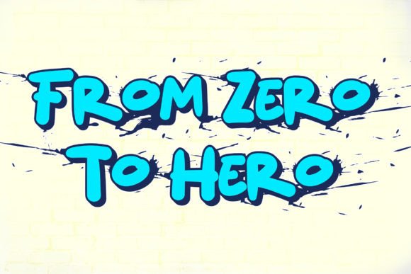 Grazy Street Font PNG with transparent background - Preview 2
