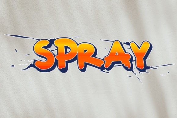 Grazy Street Font PNG with transparent background - Preview 3