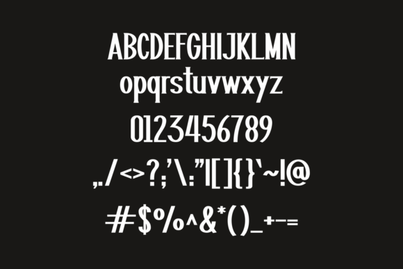 Gurosen Font - Preview 1