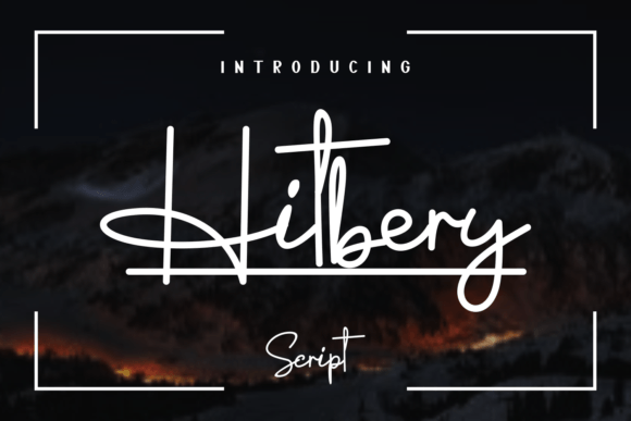Hitbary Font - Preview 2