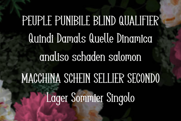 Janziar Font font preview - 2