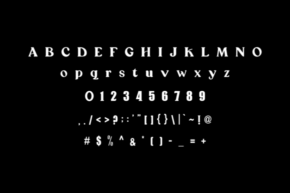 Kafve Font PNG with transparent background - Preview 1
