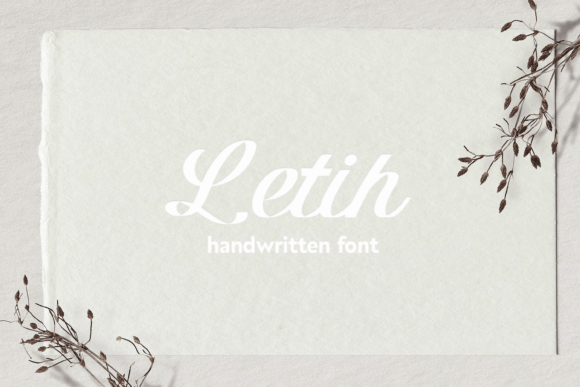 Letih Font font preview - 1