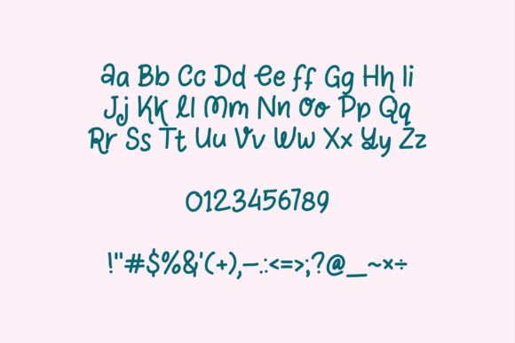 Lucky Brown Font PNG with transparent background - Preview 3