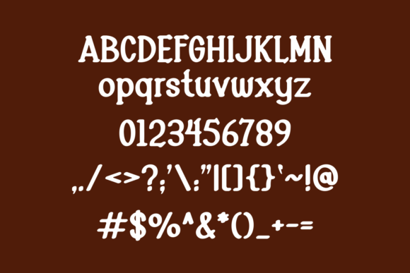 Nithory Font PNG with transparent background - Preview 1