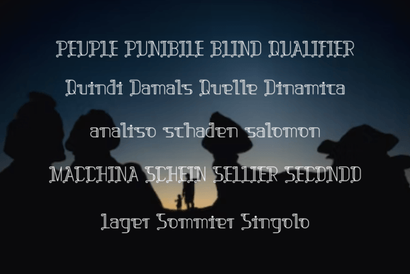 Ranmarung Font PNG with transparent background - Preview 2
