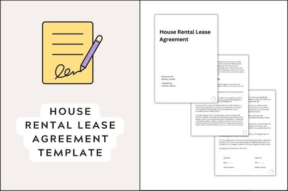Rental Agreement Word Format Canva document template
