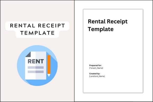 Rental Receipt Template Word Canva document