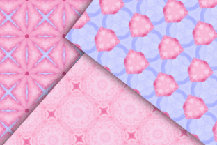 Soft Pink & Baby Blue Digital Papers Graphic by Dream Life Planning ...