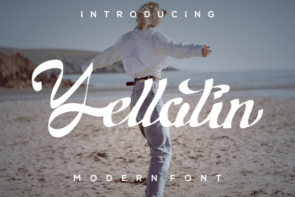 Yellatin Script & Handwritten Font By lelevien