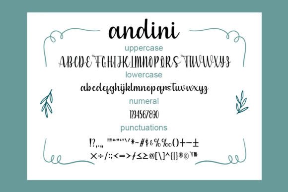 Andini Font - Preview 5