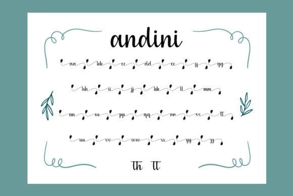 Andini Font - Preview 6