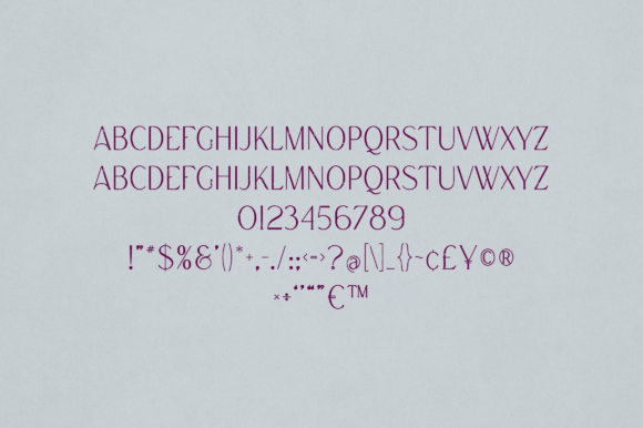 Ansel Font PNG with transparent background - Preview 1