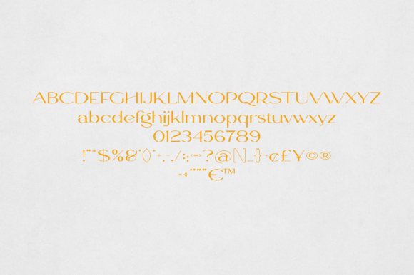 Arlo Font PNG with transparent background - Preview 1